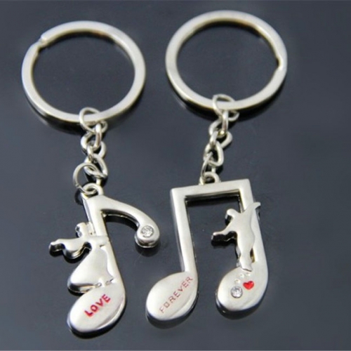 BC Wholesale Keychain Zinc Alloy Lover Couple Keychain NO.#YJ005KL35