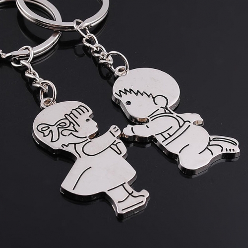 BC Wholesale Keychain Zinc Alloy Lover Couple Keychain NO.#YJ005K008