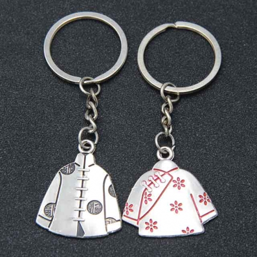 BC Wholesale Keychain Zinc Alloy Lover Couple Keychain NO.#YJ005K364
