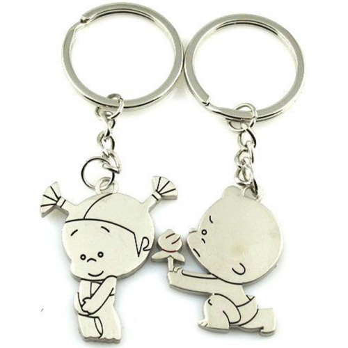 BC Wholesale Keychain Zinc Alloy Lover Couple Keychain NO.#YJ005KG125