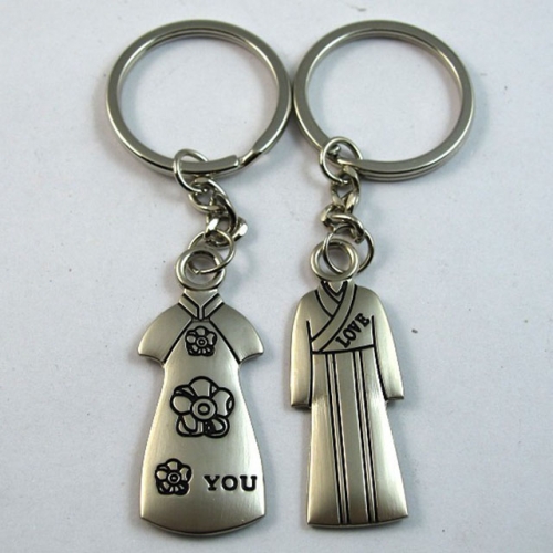 BC Wholesale Keychain Zinc Alloy Lover Couple Keychain NO.#YJ005KF125