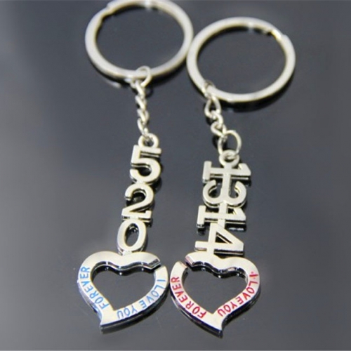 BC Wholesale Keychain Zinc Alloy Lover Couple Keychain NO.#YJ005K414
