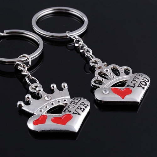BC Wholesale Keychain Zinc Alloy Lover Couple Keychain NO.#YJ005K415