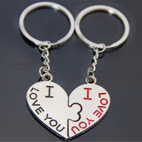 BC Wholesale Keychain Zinc Alloy Lover Couple Keychain NO.#YJ005K219