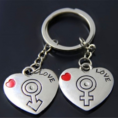 BC Wholesale Keychain Zinc Alloy Lover Couple Keychain NO.#YJ005KA246