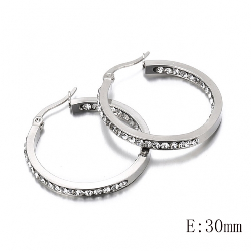 BC Wholesale Jewelry Earrings 316L Stainless Steel Earrings NO.#SJ113E100400