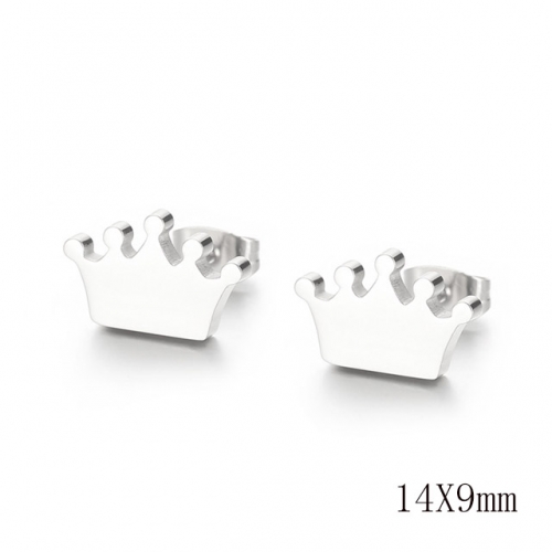 BC Wholesale Jewelry Earrings 316L Stainless Steel Earrings NO.#SJ113E71037