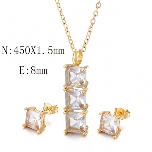 BC Wholesale Jewelry Sets 316L Stainless Steel Jewelry Earrings Pendants Sets NO.#SJ113S194157