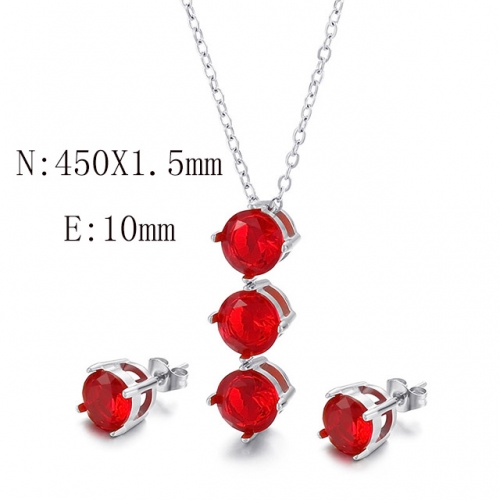 BC Wholesale Jewelry Sets 316L Stainless Steel Jewelry Earrings Pendants Sets NO.#SJ113S194154