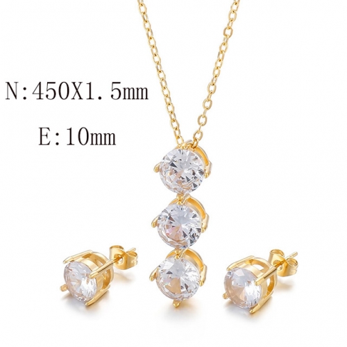 BC Wholesale Jewelry Sets 316L Stainless Steel Jewelry Earrings Pendants Sets NO.#SJ113S194148