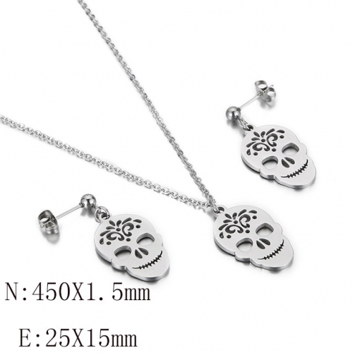 BC Wholesale Jewelry Sets 316L Stainless Steel Jewelry Earrings Pendants Sets NO.#SJ113S143427