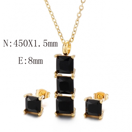 BC Wholesale Jewelry Sets 316L Stainless Steel Jewelry Earrings Pendants Sets NO.#SJ113S194159