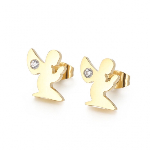 BC Wholesale Jewelry Earrings 316L Stainless Steel Earrings NO.#SJ113E71090
