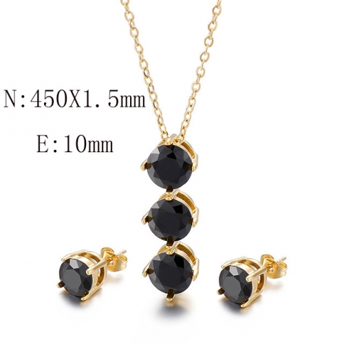 BC Wholesale Jewelry Sets 316L Stainless Steel Jewelry Earrings Pendants Sets NO.#SJ113S194149