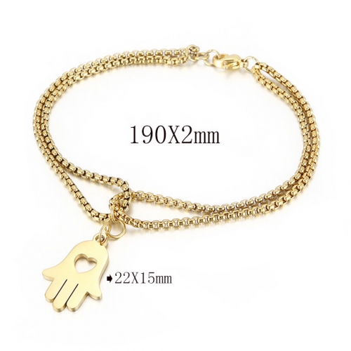 BC Wholesale Bracelets Good Quality Jewelry Stainless Steel 316L Bracelets NO.#SJ113B150589