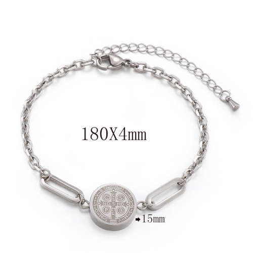 BC Wholesale Bracelets Good Quality Jewelry Stainless Steel 316L Bracelets NO.#SJ113B151189