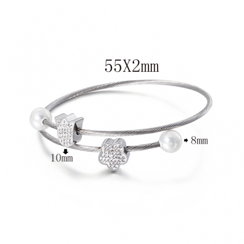 BC Wholesale Bangles Jewelry Stainless Steel 316L Bangle NO.#SJ113B112774