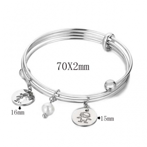 BC Wholesale Bangles Jewelry Stainless Steel 316L Bangle NO.#SJ113B126034