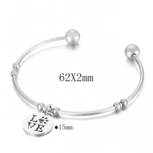 BC Wholesale Bangles Jewelry Stainless Steel 316L Bangle NO.#SJ113B152720