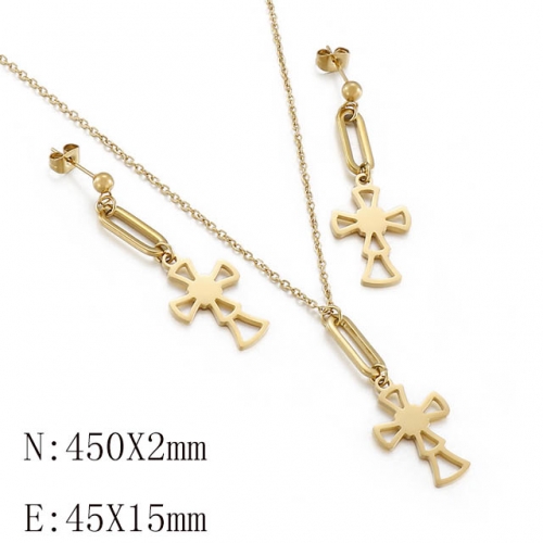 BC Wholesale Jewelry Sets 316L Stainless Steel Jewelry Earrings Pendants Sets NO.#SJ113S143286