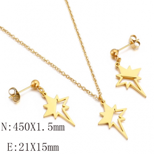 BC Wholesale Jewelry Sets 316L Stainless Steel Jewelry Earrings Pendants Sets NO.#SJ113S188020