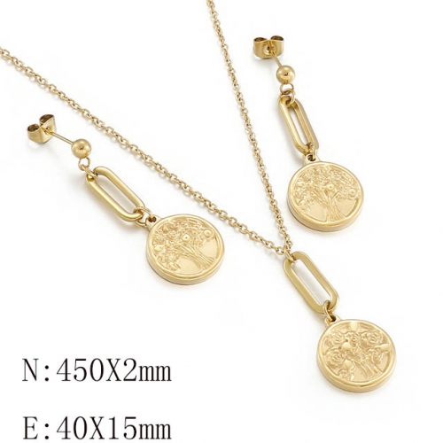 BC Wholesale Jewelry Sets 316L Stainless Steel Jewelry Earrings Pendants Sets NO.#SJ113S143298