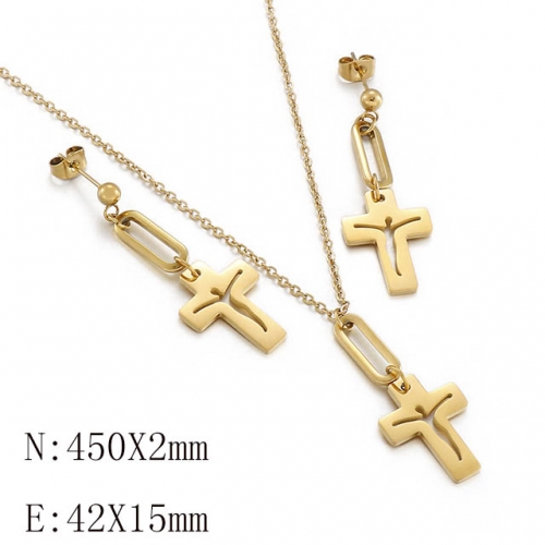 BC Wholesale Jewelry Sets 316L Stainless Steel Jewelry Earrings Pendants Sets NO.#SJ113S143278