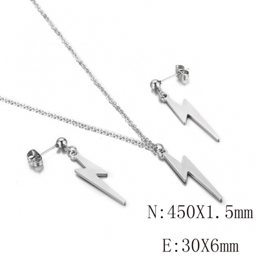 BC Wholesale Jewelry Sets 316L Stainless Steel Jewelry Earrings Pendants Sets NO.#SJ113S143446