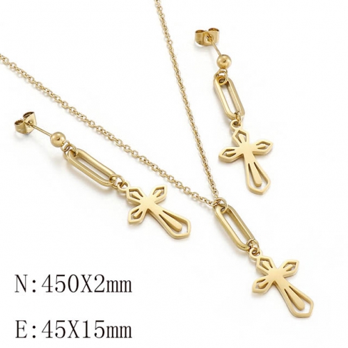 BC Wholesale Jewelry Sets 316L Stainless Steel Jewelry Earrings Pendants Sets NO.#SJ113S143282