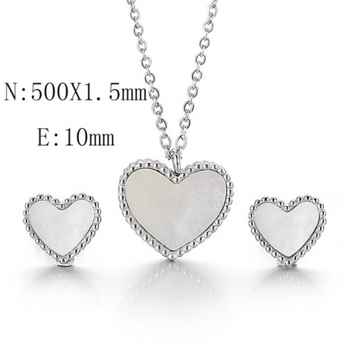 BC Wholesale Jewelry Sets 316L Stainless Steel Jewelry Earrings Pendants Sets NO.#SJ113S142082