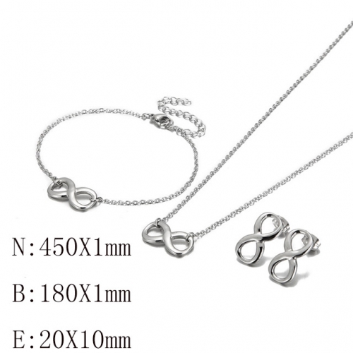 BC Wholesale Jewelry Sets 316L Stainless Steel Jewelry Earrings Pendants Sets NO.#SJ113S121582