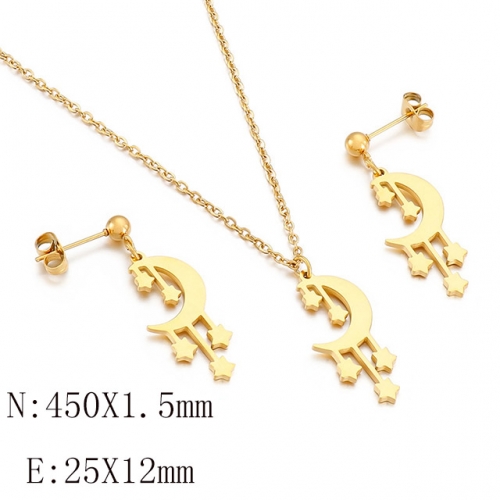 BC Wholesale Jewelry Sets 316L Stainless Steel Jewelry Earrings Pendants Sets NO.#SJ113S188023