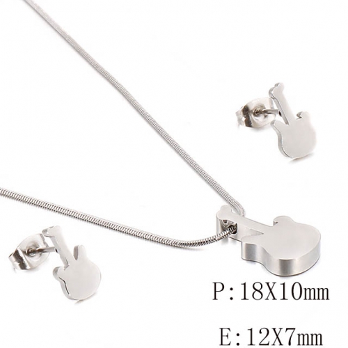 BC Wholesale Jewelry Sets 316L Stainless Steel Jewelry Earrings Pendants Sets NO.#SJ113S128395