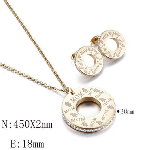 BC Wholesale Jewelry Sets 316L Stainless Steel Jewelry Earrings Pendants Sets NO.#SJ113S78666