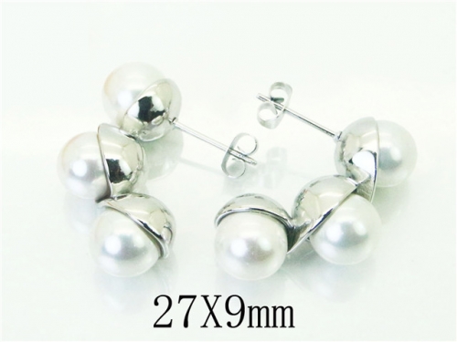 BC Wholesale Jewelry Earrings 316L Stainless Steel Earrings NO.#BC32E0320HLS