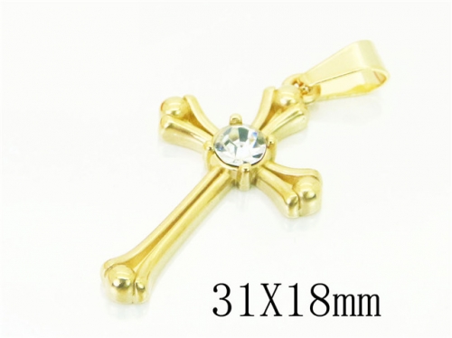 BC Wholesale Pendant Stainless Steel 316L Cross Pendants NO.#BC12P1577JL