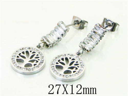 BC Wholesale Jewelry Earrings 316L Stainless Steel Earrings NO.#BC80E0607NE