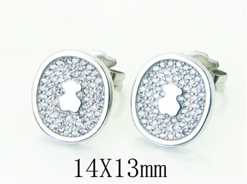 BC Wholesale Jewelry Earrings 316L Stainless Steel Earrings NO.#BC90E0377HLX