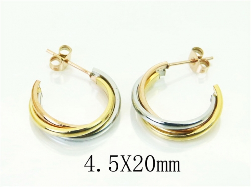 BC Wholesale Jewelry Earrings 316L Stainless Steel Earrings NO.#BC05E2059HLW