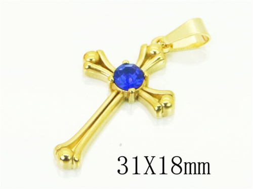 BC Wholesale Pendant Stainless Steel 316L Cross Pendants NO.#BC12P1579JL