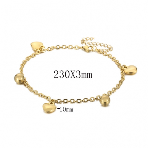 BC Wholesale Anklets Jewelry Stainless Steel 316L Anklets NO.#SJ113J1147