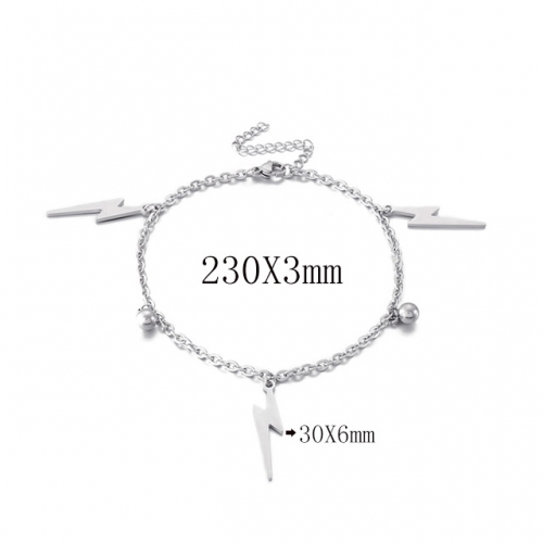 BC Wholesale Anklets Jewelry Stainless Steel 316L Anklets NO.#SJ113J3254