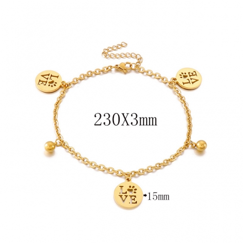 BC Wholesale Anklets Jewelry Stainless Steel 316L Anklets NO.#SJ113J2804