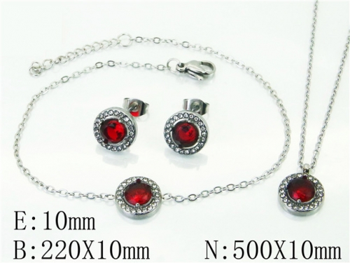 BC Wholesale Fashion Jewelry Sets Stainless Steel 316L Jewelry Sets NO.#BC59S2332HKE