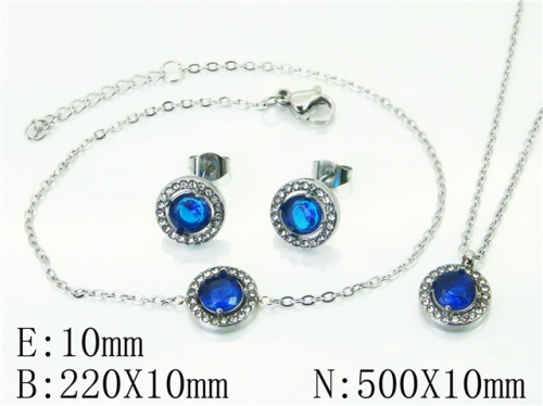BC Wholesale Fashion Jewelry Sets Stainless Steel 316L Jewelry Sets NO.#BC59S2333HKW