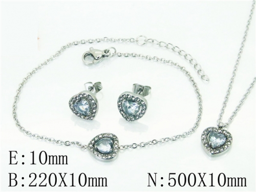 BC Wholesale Fashion Jewelry Sets Stainless Steel 316L Jewelry Sets NO.#BC59S2322HKD