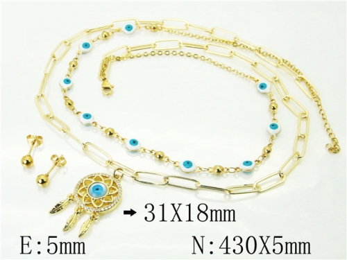 BC Wholesale Fashion Jewelry Sets Stainless Steel 316L Jewelry Sets NO.#BC24S0067HLS