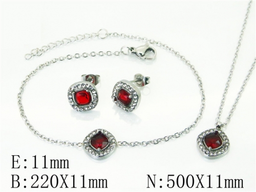 BC Wholesale Fashion Jewelry Sets Stainless Steel 316L Jewelry Sets NO.#BC59S2340HKC