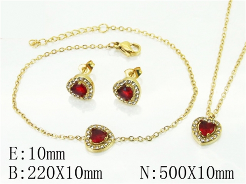 BC Wholesale Fashion Jewelry Sets Stainless Steel 316L Jewelry Sets NO.#BC59S2328HLS