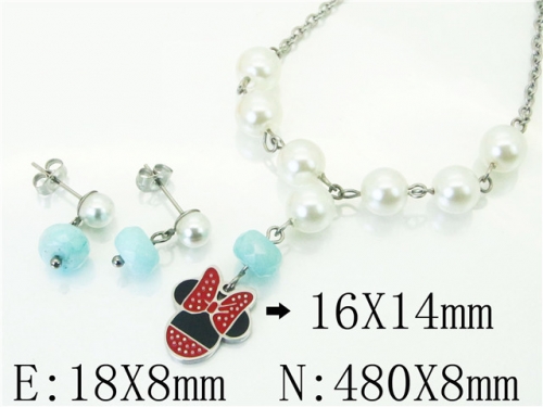 BC Wholesale Fashion Jewelry Sets Stainless Steel 316L Jewelry Sets NO.#BC21S0382HME